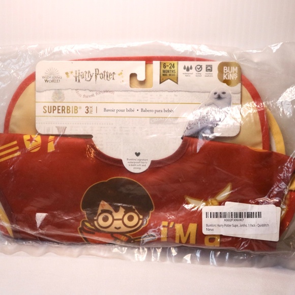 NEW 3-Pack Harry Potter Bibs by Bumkins - Picture 2 of 5